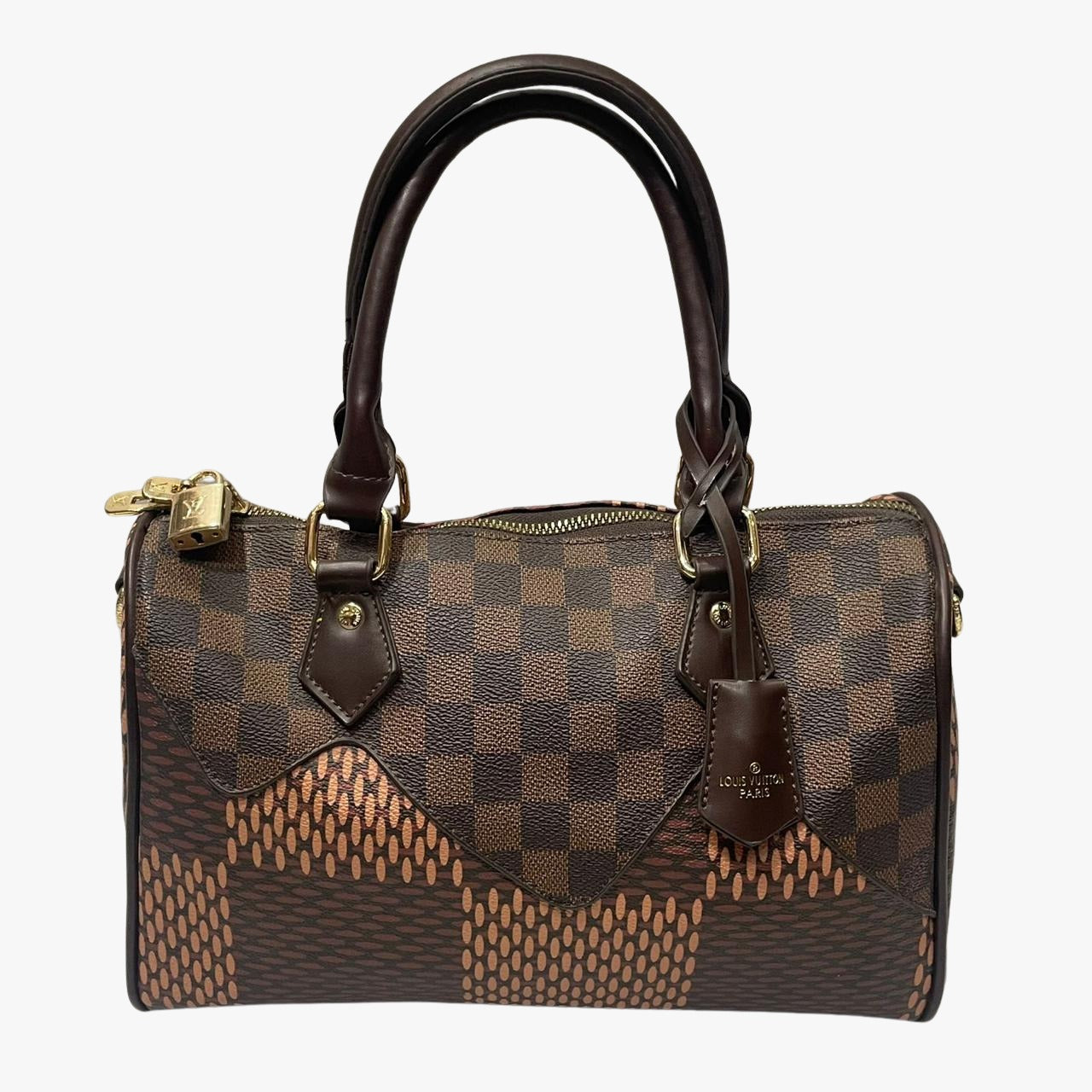 Louis Vuitton Damier Ebene Patchwork Speedy Bag